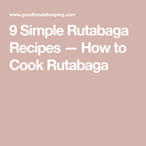 How to Use Rutabaga Nutrition 