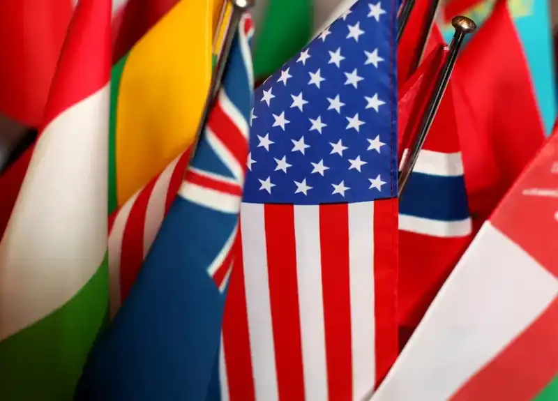 Non UK Casino flags